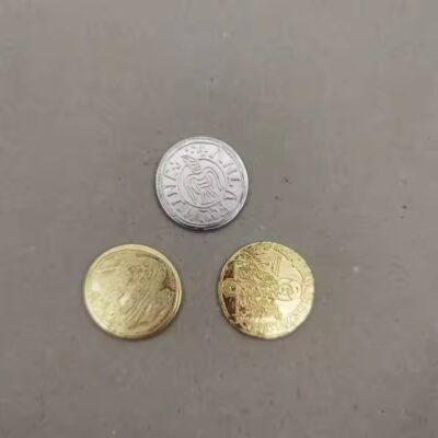 Custom metal game coin for arcade machines