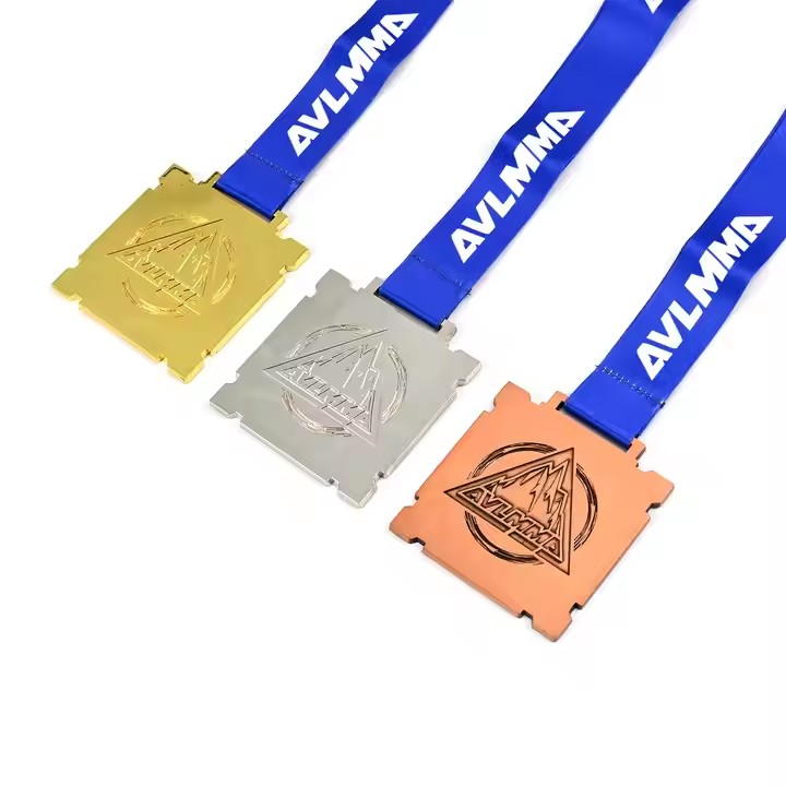 Custom 3D Shiny Metal Medal for Sporting Events and Awards