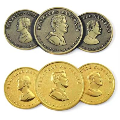 Custom Collectible Souvenir Metal Coin with Detailed Engraving