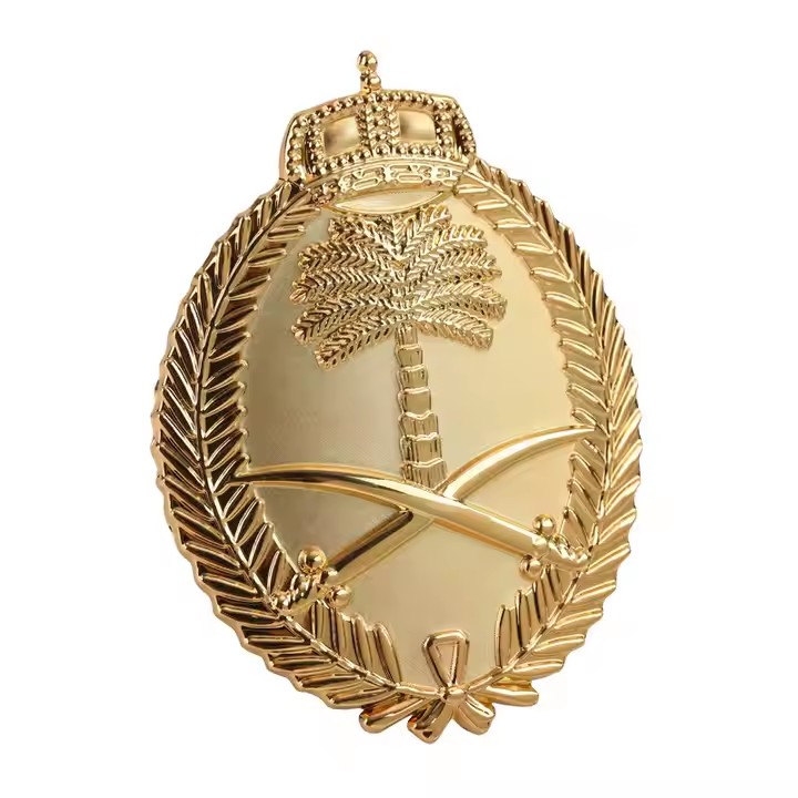 Custom Die-Cast Craft Metal Badge with Polished Finish for Events or Branding