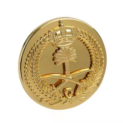 Custom Die-Cast Craft Metal Badge with Polished Finish for Events or Branding