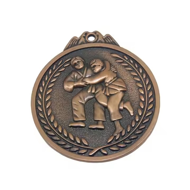 Custom Sports Medal with Ribbon for Athletic Events