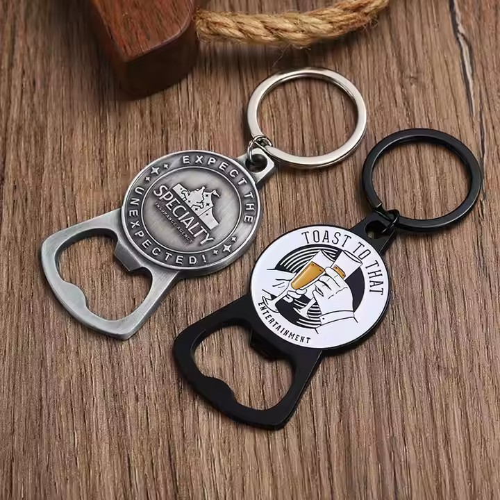 Custom 3D Soft Enamel Metal Bottle Opener with Logo