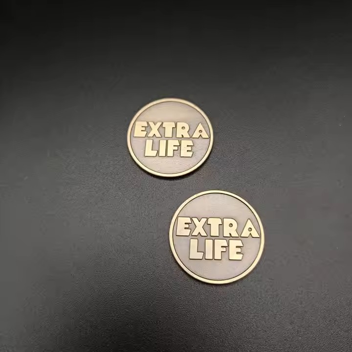 Wholesale Bronze Metal Coin with Detailed Engraving