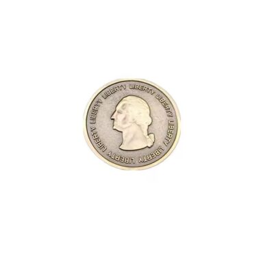Wholesale Bronze Metal Coin with Detailed Engraving