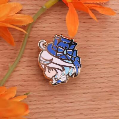 Custom anime hard enamel pin with vibrant color
