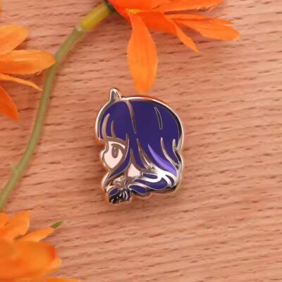 Custom anime hard enamel pin with vibrant color