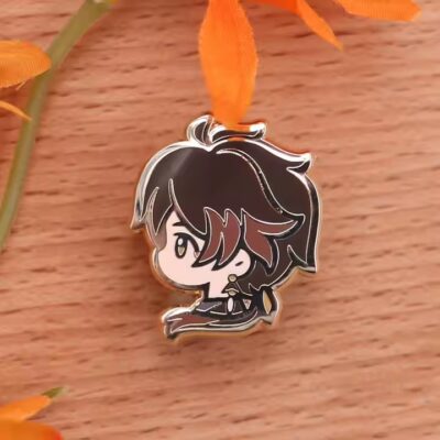 Custom anime hard enamel pin with vibrant color