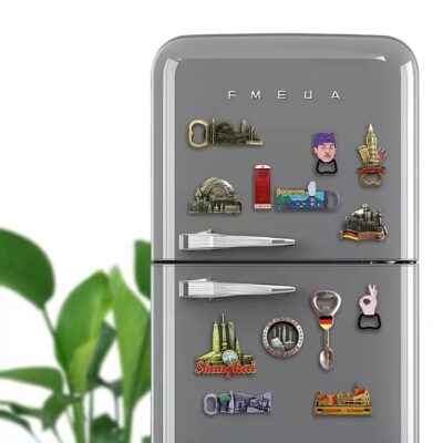 Custom 3D decorative metal fridge magnet manufacturer