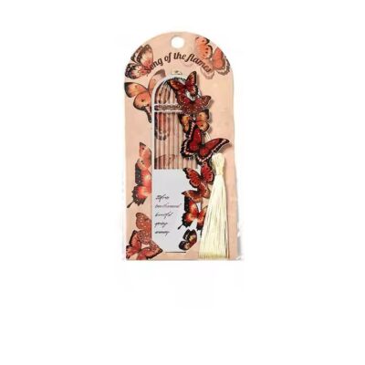 Hollow-out metal bookmark with elegant tassel for book lovers and gift sets