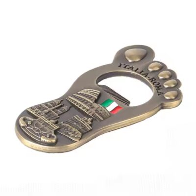 Italy travel gift metal fridge magnet with classic Italian design