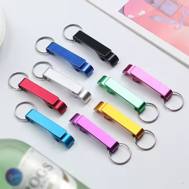 Custom Mini Portable Metal Bottle Opener with Logo for Keychain Use