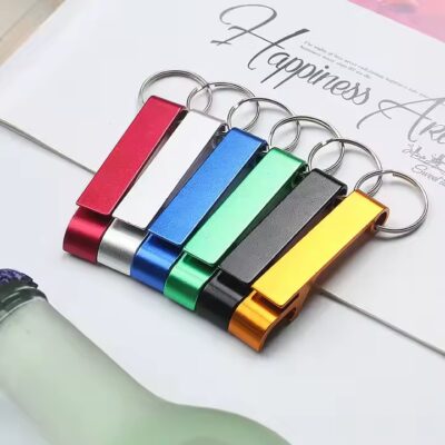 Custom Mini Portable Metal Bottle Opener with Logo for Keychain Use