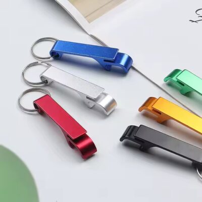 Custom Mini Portable Metal Bottle Opener with Logo for Keychain Use