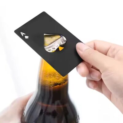 Creative Ace of Spades stainless steel multifunctional bottle opener