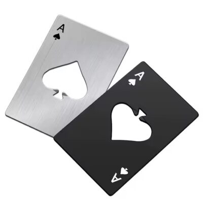 Creative Ace of Spades stainless steel multifunctional bottle opener