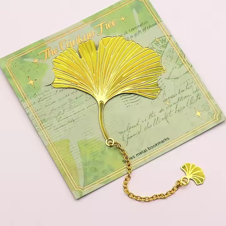 Custom 3D enamel metal bookmark with decorative tassel