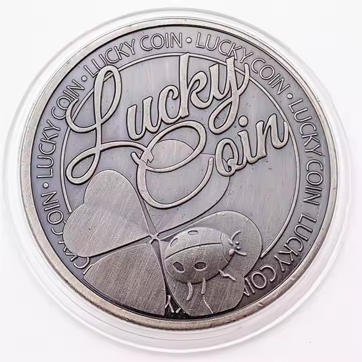Custom Vintage Angel Lucky Metal Coin
