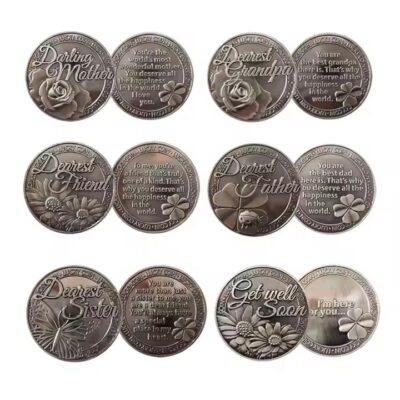 Custom Vintage Angel Lucky Metal Coin