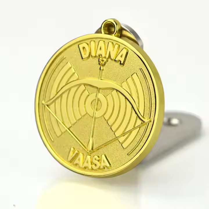 Custom Archery Medal with Ribbon for Competition Awards