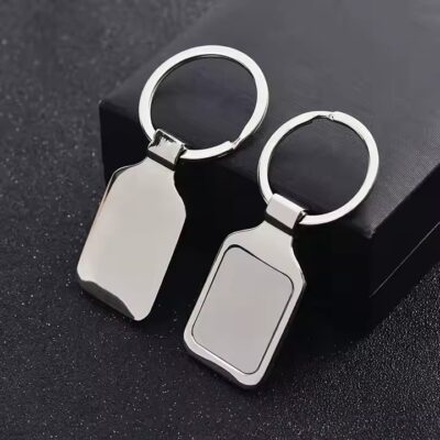Customizable Blank Metal Keychain for Men