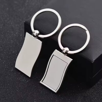 Customizable Blank Metal Keychain for Men
