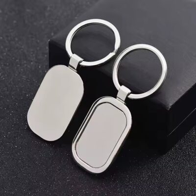 Customizable Blank Metal Keychain for Men