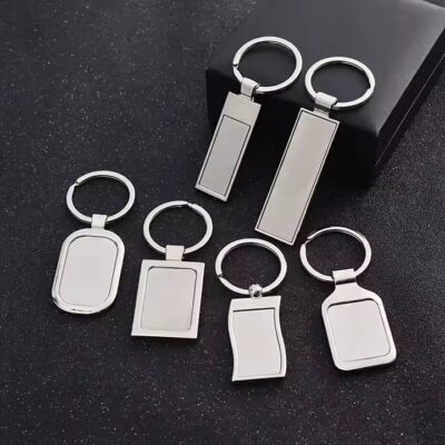 Customizable Blank Metal Keychain for Men