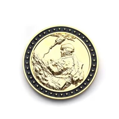 Custom high-quality metal challenge coin with personalized engraving