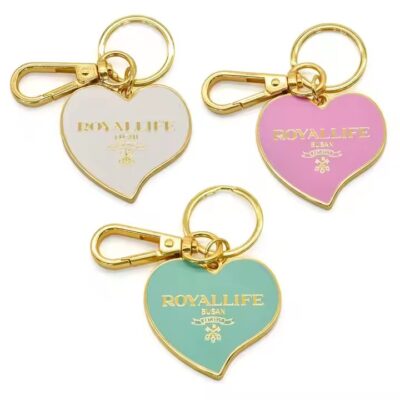 Custom Enamel Metal Keychain with Logo