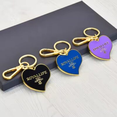 Custom Enamel Metal Keychain with Logo