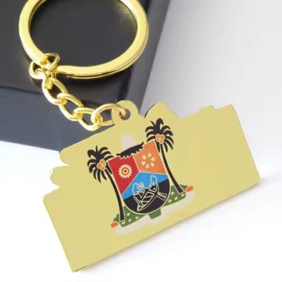 Custom Soft Enamel Keychain with Company Logo