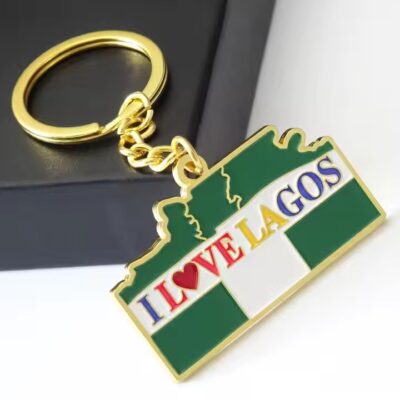 Custom Soft Enamel Keychain with Company Logo