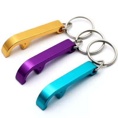 Custom bulk metal bottle openers with personalized engraving