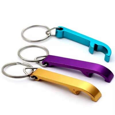 Custom bulk metal bottle openers with personalized engraving