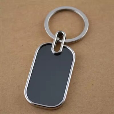 Custom Engraved Metal Keychains with Logo