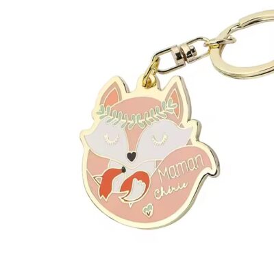 Custom Stainless Steel Souvenir Metal Keychain Gift