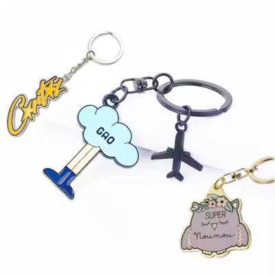 Custom Stainless Steel Souvenir Metal Keychain Gift