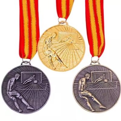 Custom Marathon and Karate Metal Medal with Ribbon