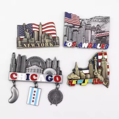 Custom Vietnam souvenir metal fridge magnet with cultural 3D design