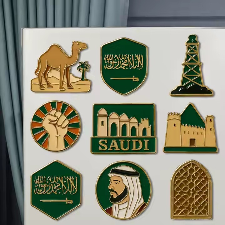 Best-selling magnetic sticker metal fridge magnet for home decor