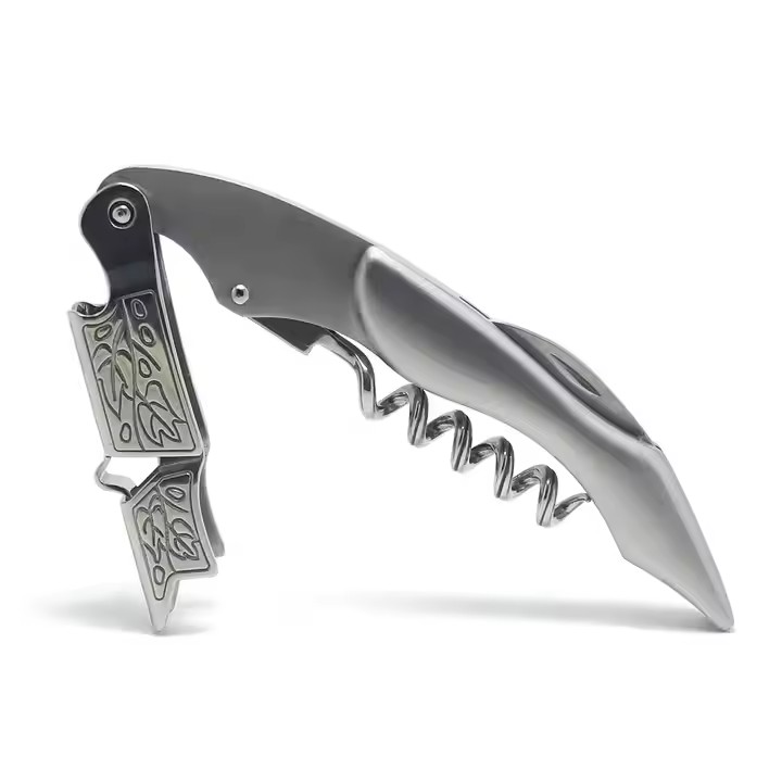 Mini stainless steel wine bottle opener for outdoor multifunction use