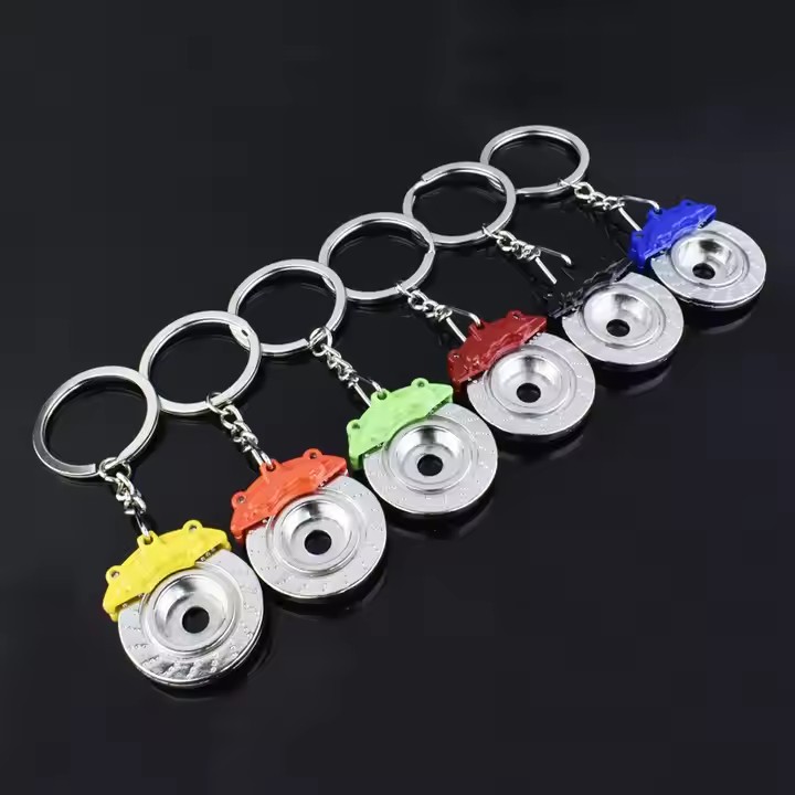 Custom Car Interior Metal Keychain Auto Accessory