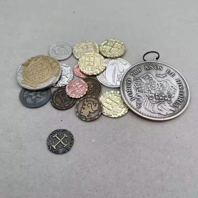 High-quality customized metal coin for promotional or commemorative use