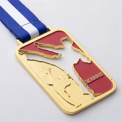 High-Quality Custom Metal Sports Medal with Detailed Craftsmanship