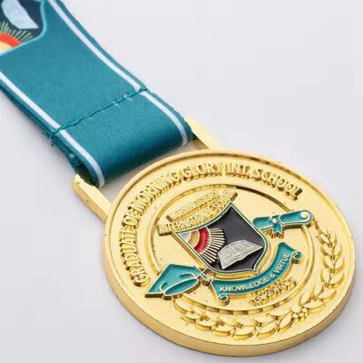 High-Quality Custom Metal Sports Medal with Detailed Craftsmanship
