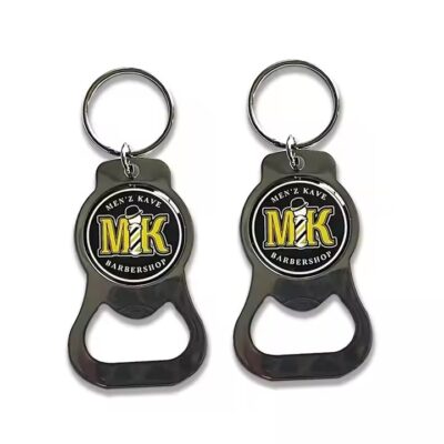 Custom luxury metal beer opener with engraved logo