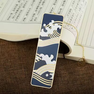 Custom souvenir soft enamel metal bookmark with colorful finish