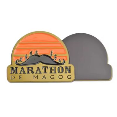 Custom souvenir metal fridge magnet with 3D design and strong magnetic backing
