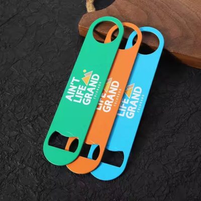 Custom Logo Sublimation Stainless Steel Bottle Opener for Promotional Use
